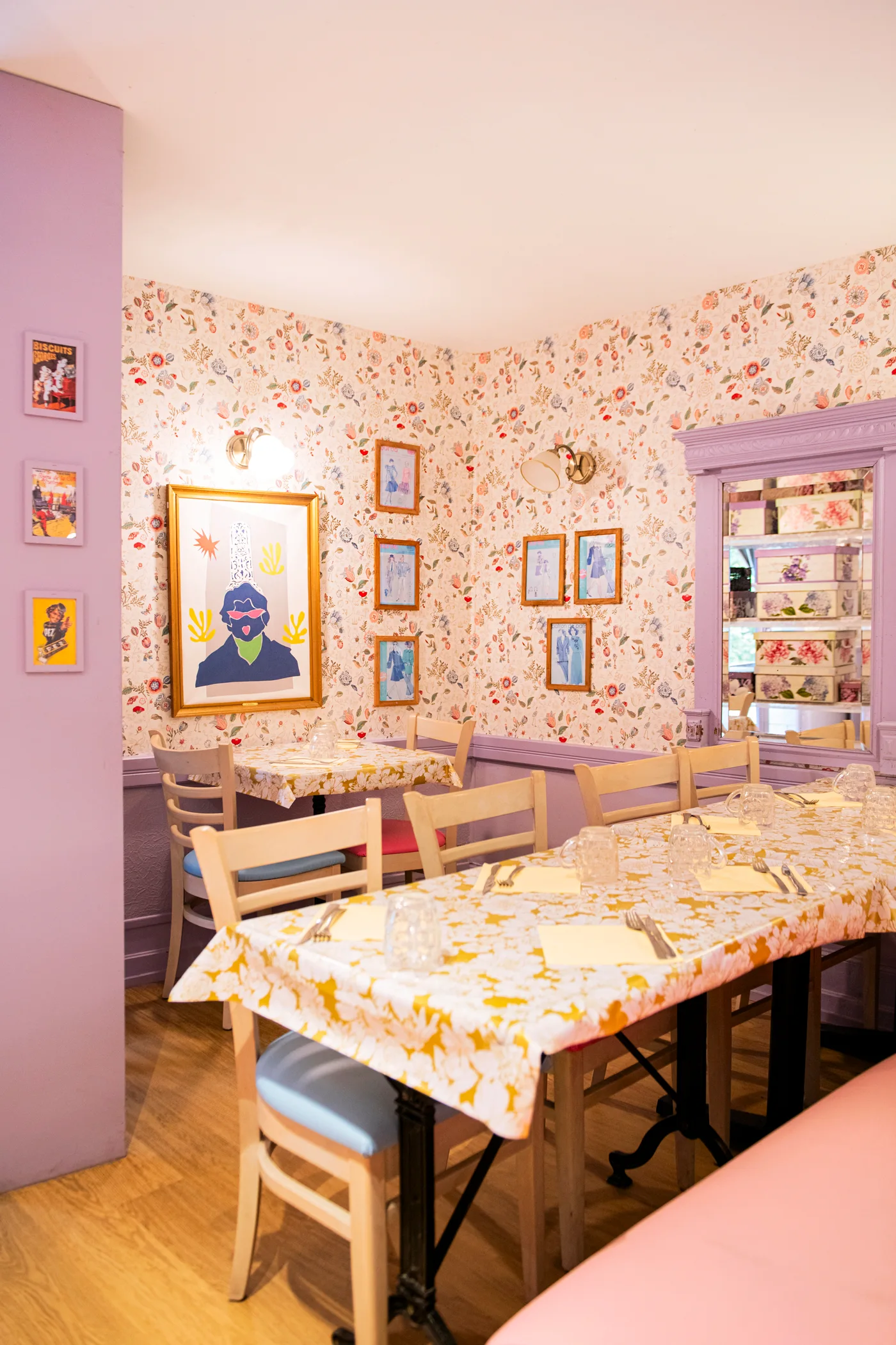 Le décor du comptoir de Amboise
