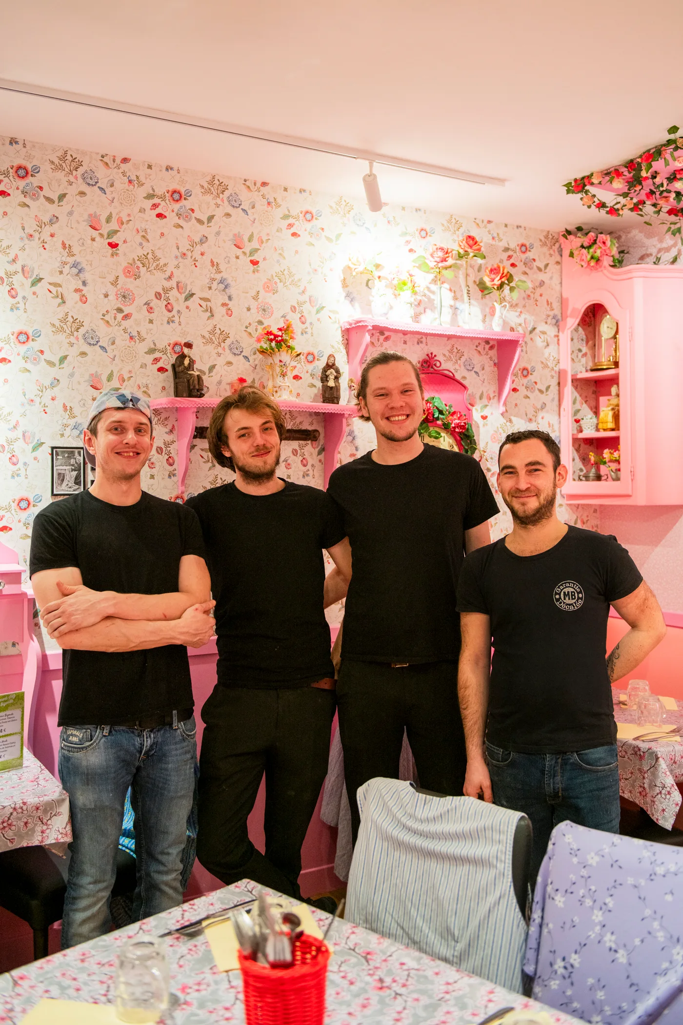 L’équipe de Blois réunie dans le restaurant