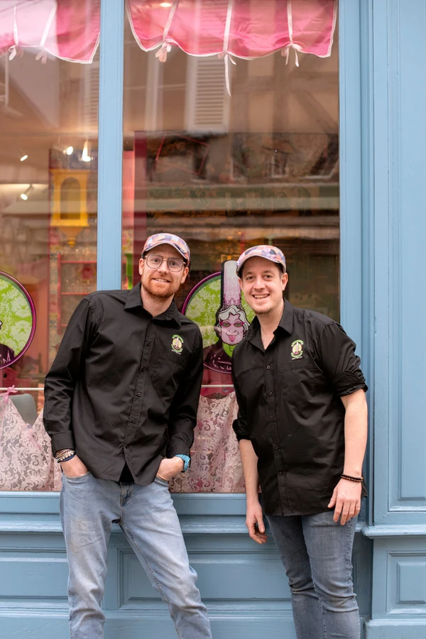 Axel Evanno et Cédric Norguet, les franchisés du comptoir de Bourges