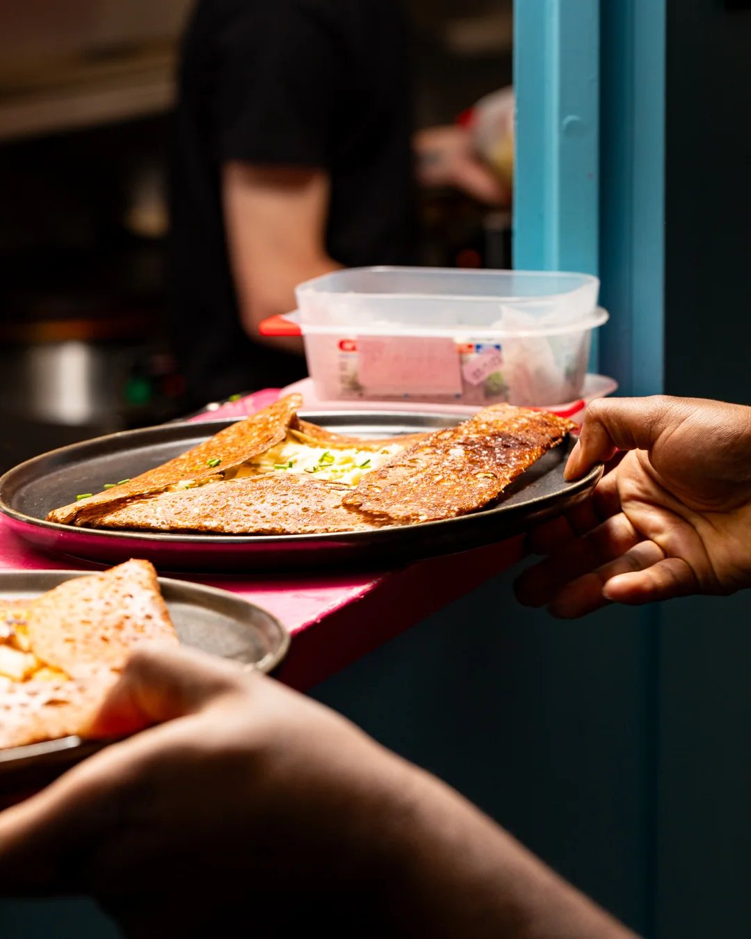 Une galette servie au comptoir de Chartres